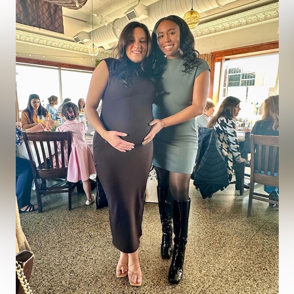 WORN ONCE: Short Stretch Knit Dress - Picture 1 of 2